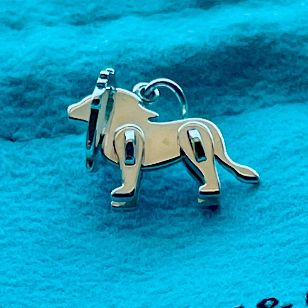 Tiffany Save the Wild Lion Charm - Picture 1 of 4